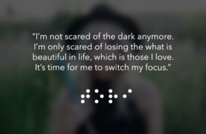 I'm not scared of the dark anymore